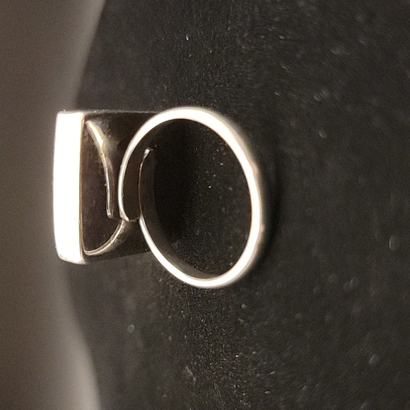 13gms Tibetan Turquoise Red Coral Nepali Tribal Gemstone Ring Adjutable Silver - Picture 4 of 6